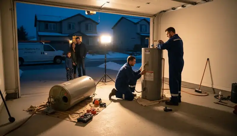 Expert Plumbing Pro - emergency-water-heater-replacement-for-a-tallyns-reach-family